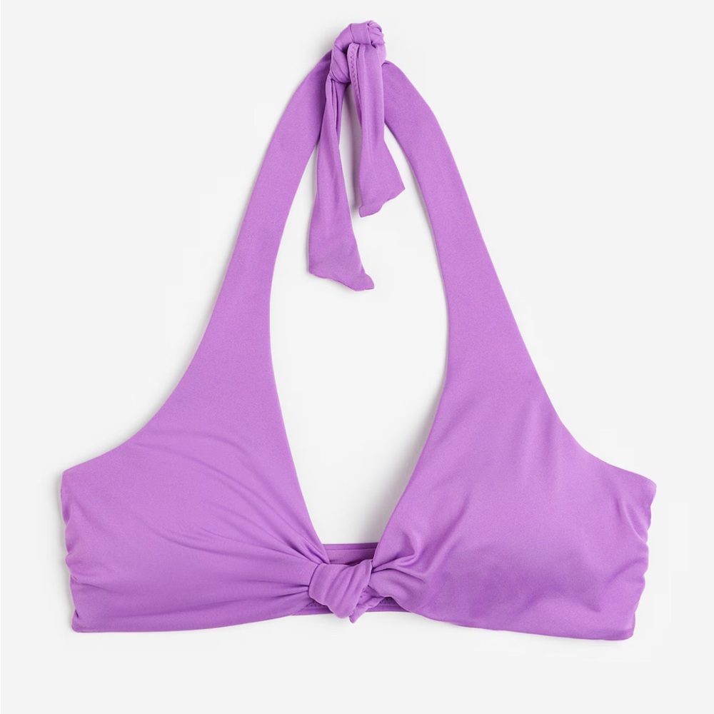H&M Women’s Size 14 Purple Padded Bikini Top